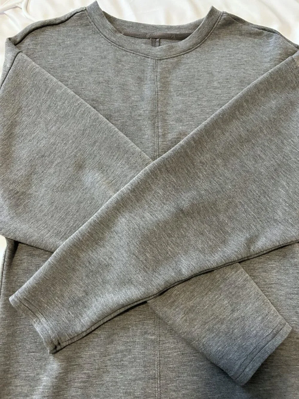 Lou & Grey maxi dress, heather gray, size small